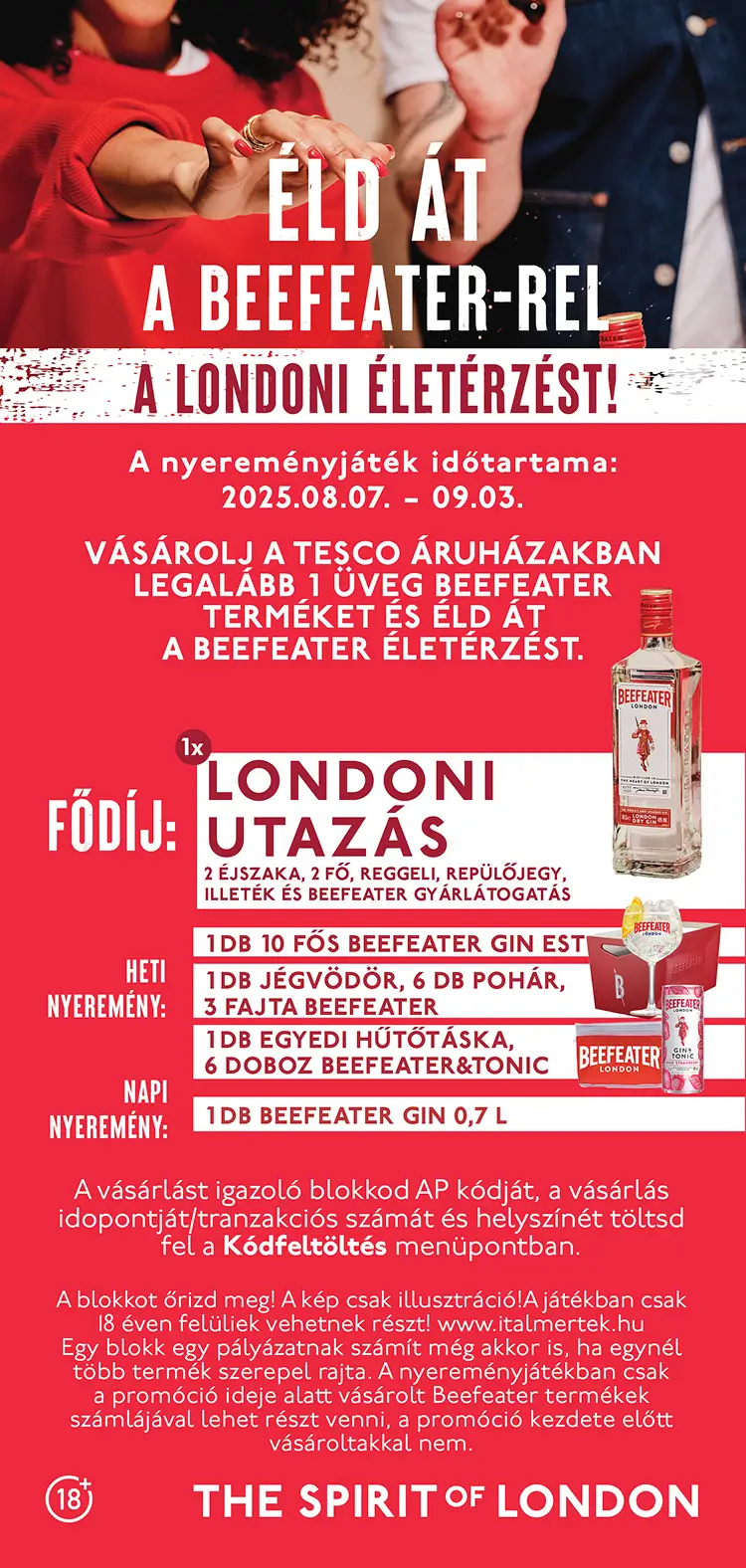 A promóció plakátképe.